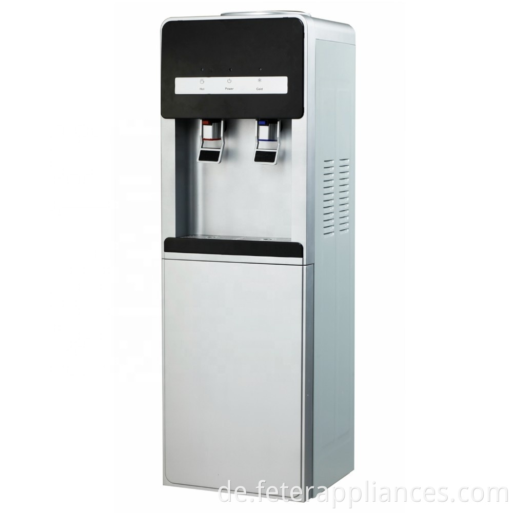 neue Form heißer und kalter Danfu Kompressor Kühlwasserspender de Agua mit Kühlschrank